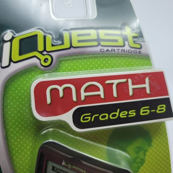 iQuest Math Grades 6 7 8 Cartridge Leap Frog Learning Education Game Vintage - Picture 2 of 9